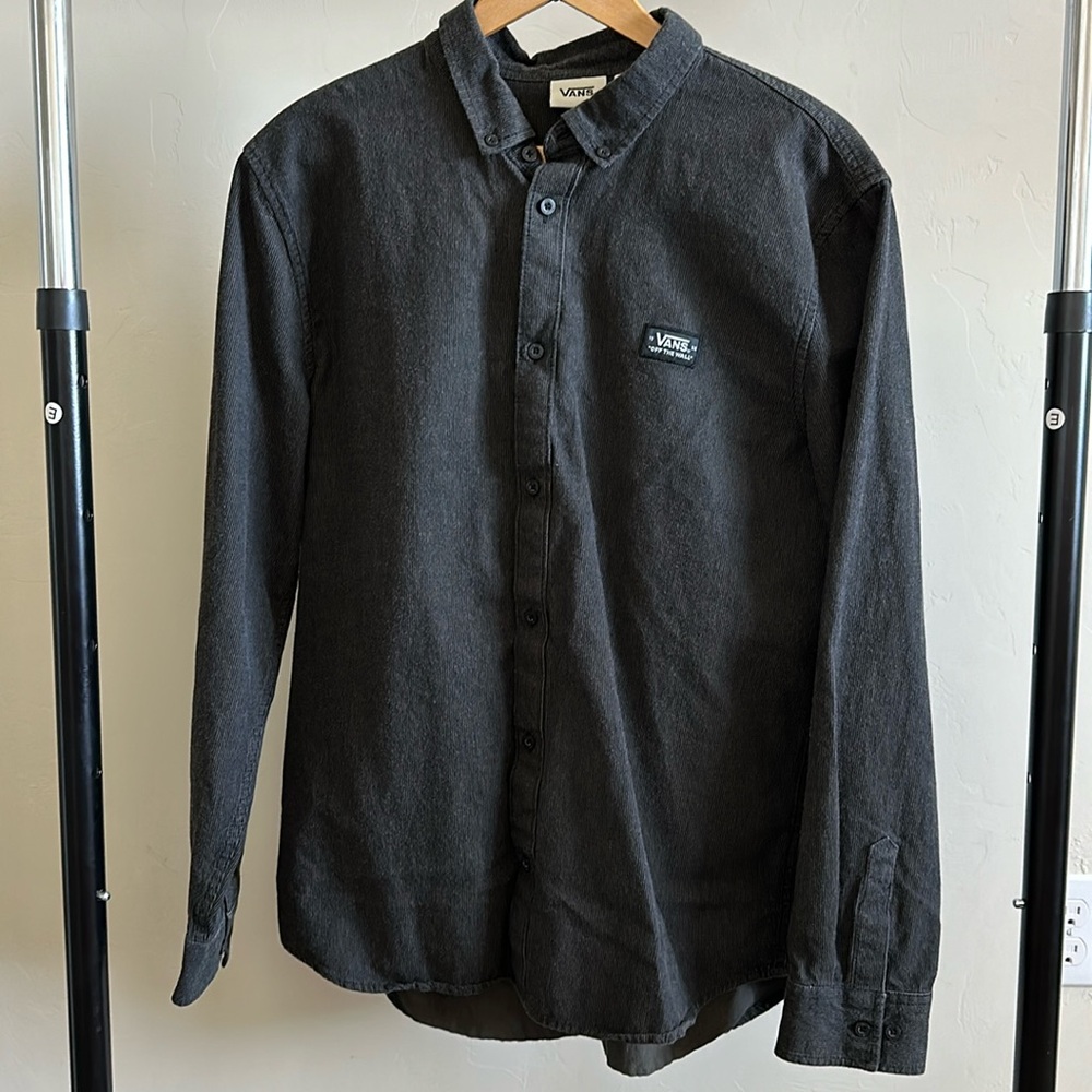 Vans corduroy long sleeve button up